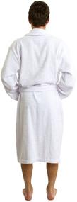 img 2 attached to Turkish Cotton Bathrobe for Men - Medium Size | TowelSelections Men's Clothing