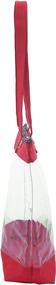 img 2 attached to Stylish & Practical Clear Shoulder Zipper Tote: Ideal for Organized and Trendy Individuals