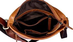 img 1 attached to 👜 Stylish and Durable Finelaer Leather Purse Crossbody Bags: Perfect for Women on-the-go!