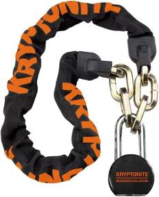 img 4 attached to 🔒 Kryptonite Messenger 9.5mm Chain and Moly Bicycle 11mm Padlock - Black