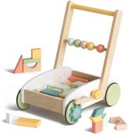 robud wooden baby walkers building blocks for 10-24 months - educational toys for baby learning walker logo