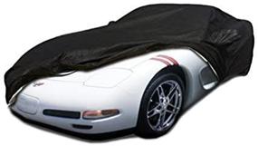 img 4 attached to CarsCover Custom Fit C5 1996-2004 Chevy Corvette Car Cover: 5-Layer Heavy Duty Waterproof Black Ultrashield – Ultimate Protection for Your Vehicle