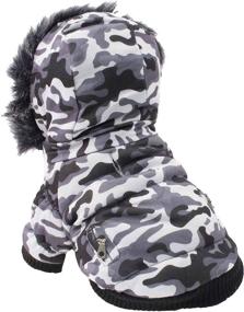 img 2 attached to Stylish Fashion Pet Parka Coat: Stay Warm and Trendy in Winter!