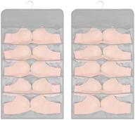 👙 efficiently organize your bras with livememory's hanging bra organizer - dual sided, 10 pockets, oxford cloth &amp; rotating hanger логотип