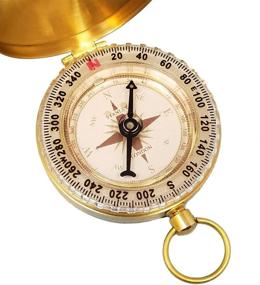 img 1 attached to Stanley London Pocket Compass Engraved Outdoor Recreation