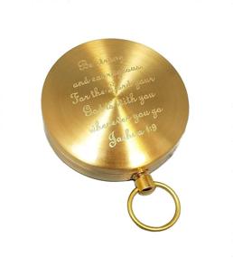 img 3 attached to Stanley London Pocket Compass Engraved Outdoor Recreation