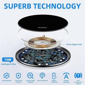 img 2 attached to Wireless Charger Qi Certified Charging Stations