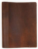 rustico refillable sketchbook saddle 8 5 x 11 inch logo