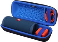 🔵 ltgem hard carrying case for jbl flip 5 portable bluetooth speaker - blue | waterproof & durable logo