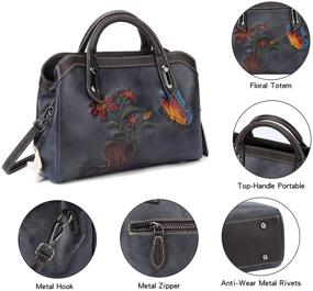 img 3 attached to Valrena Handbags Shoulder Crossbody Satchels Women's Handbags & Wallets