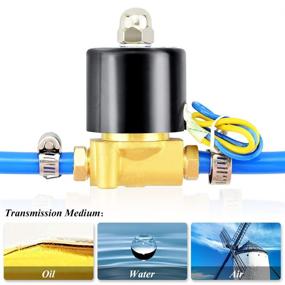 img 1 attached to 🔌 Tailonz Pneumatic Electric Solenoid 2W025 08: High-Performance Air Control Valve for Precision Applications