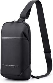 img 4 attached to KINGSONS Shoulder Crossbody Backpack Waterproof