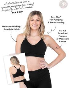 img 3 attached to 🏋️ Revolutionize Your Pumping and Nursing Experience with the Kindred Bravely Sublime Hands-Free Sports Bra