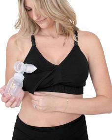 img 4 attached to 🏋️ Revolutionize Your Pumping and Nursing Experience with the Kindred Bravely Sublime Hands-Free Sports Bra