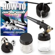 🎨 precision airbrush set: pointzero 22cc siphon-feed - .8mm nozzle for single-action application logo