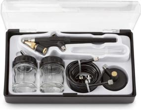 img 1 attached to 🎨 Precision Airbrush Set: PointZero 22cc Siphon-Feed - .8mm Nozzle for Single-Action Application