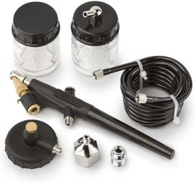 img 2 attached to 🎨 Precision Airbrush Set: PointZero 22cc Siphon-Feed - .8mm Nozzle for Single-Action Application