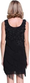 img 1 attached to PrettyGuide Womens Scalloped Origami Flapper Women's Clothing in Dresses