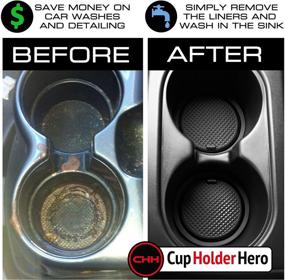 img 1 attached to 🚗 Enhance Your Car's Interior with CupHolderHero 2015 2016 Custom Console Accessories