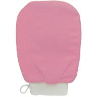 pink degradable exfoliating gloves: reusable and 🧼 effective skin smoothing gloves suitable for various skin types logo