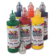 🎨 vibrant and fun: s&amp;s worldwide pt3378 color splash! puffy paint for an artistic explosion! logo