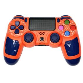 img 4 attached to 🎮 ZFY PS4 Bluetooth Wireless Gamepad in Orange: Compatible with PS-4/Slim/Pro/PC/Android, Speaker, Touch Panel, High Sensitivity Joystick
