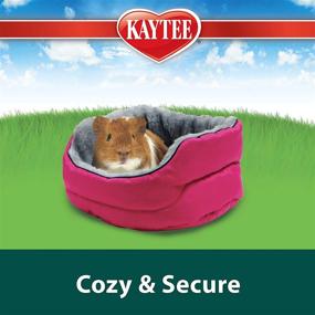 img 2 attached to 🐹 Kaytee Super Sleeper Cuddle-E-Cup with Bag - Various Colors, 10 Inches Length x 12 Inches Width x 5.5 Inches Height