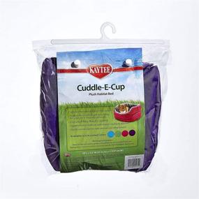 img 4 attached to 🐹 Kaytee Super Sleeper Cuddle-E-Cup with Bag - Various Colors, 10 Inches Length x 12 Inches Width x 5.5 Inches Height