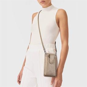 img 2 attached to 👜 Stylish and Secure: S ZONE Leather Crossbody Lanyard Blocking Women's Handbags & Wallets