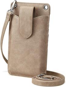 img 4 attached to 👜 Stylish and Secure: S ZONE Leather Crossbody Lanyard Blocking Women's Handbags & Wallets