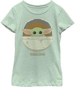 img 1 attached to 🌟 Must-Have! STAR WARS Girls' Crew Tee: Embrace the Galactic Force in Style