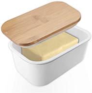 🧈 efficient porcelain butter keeper container - the perfect solution logo