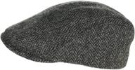 irish touring cap - handcrafted in ireland, authentically fitted, slim fit with genuine tweed logo