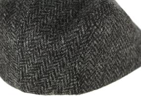 img 1 attached to Irish Touring Cap - Handcrafted in Ireland, Authentically Fitted, Slim Fit with Genuine Tweed