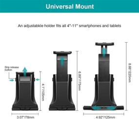 img 1 attached to 📱 Upgraded Car Cup Holder Phone Mount: Universal Adjustable Cradle for iPhones and Samsung Galaxy - Compatible with iPhone 11 Pro XS Max XR X 8 7 6 6s Plus, Samsung Galaxy S10 S10E S9 S9+ S8 S7