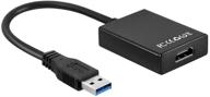 🖥️ 1080p hd usb 3.0 to hdmi адаптер с аудиовыходом - многомониторный видеографический конвертерный кабель для ноутбука windows xp / 7/8 / 8.1/10 hdtv тв пк [не поддерживается mac и vista] логотип