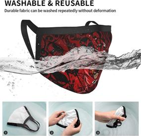 img 1 attached to 🌡️ Washable Reusable Cloth Masks for Occupational Health & Safety Products