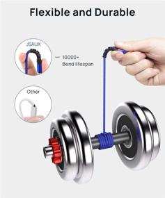 img 2 attached to JSAUX Мини USB кабель [2 шт. 6.6ft + 6.6ft] - Кабель для быстрой зарядки для Ti-84 Plus CE, контроллера PS3, GoPro и многого другого!