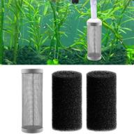 🐠 iafvkai stainless steel aquarium filter inflow basket: 12mm/16mm mesh shrimp guard with pre-filter sponge cover logo