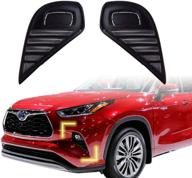 π 2020 2021 toyota highlander new front fog lamp - geegeetop switchback white/amber led front fog daytime sequential running lamp with dynamic flash led turn signal feature logo