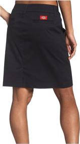 img 1 attached to 👗 Dickies Juniors Double-Buttoned Twill Skirt - School Uniform Essential