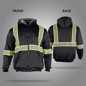 img 3 attached to BLKNIGHTS Visibility Reflective Safety Sweatshirt