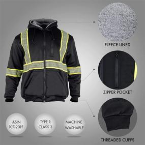 img 2 attached to BLKNIGHTS Visibility Reflective Safety Sweatshirt