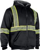 blknights visibility reflective safety sweatshirt logo