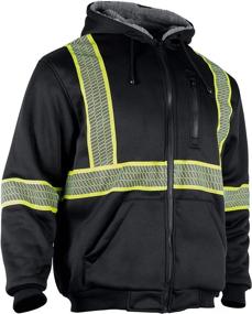 img 4 attached to BLKNIGHTS Visibility Reflective Safety Sweatshirt