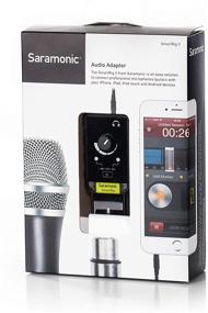 img 2 attached to 🎤 Saramonic Smartrig II XLR Микрофон и адаптер для гитары 6,3 мм: Улучшите звук на iPhone и Android с помощью предусилителя с фантомным питанием.