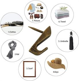 img 1 attached to 👠 Cucumis Zinc Alloys 15Pcs Push Pin Hanger Set in High Heel Shape - No Additional Accessories Required