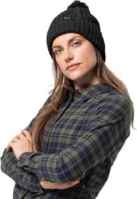 img 4 attached to 🧣 Stay Warm in Style with Jack Wolfskin Stormlock Pompom Beanie