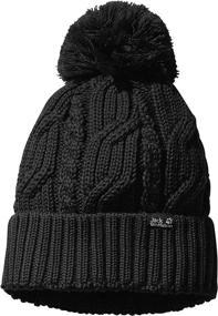 img 3 attached to 🧣 Stay Warm in Style with Jack Wolfskin Stormlock Pompom Beanie