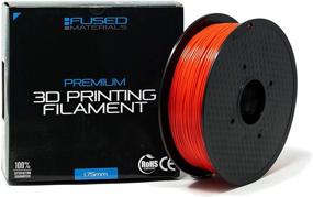 img 4 attached to 🔴 Fusion Materials: Red PLA 3D Printer Filament - 1Kg Spool
